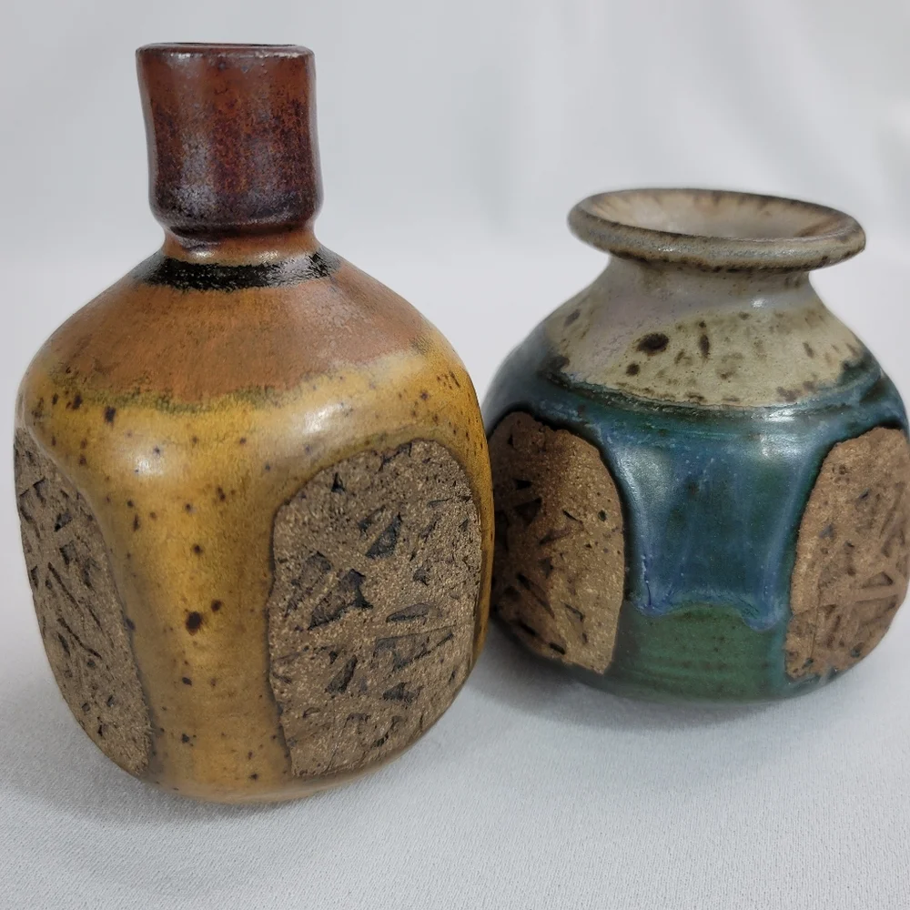 (2) Pickenpaugh Pottery? Vases - Picture 2 of 13